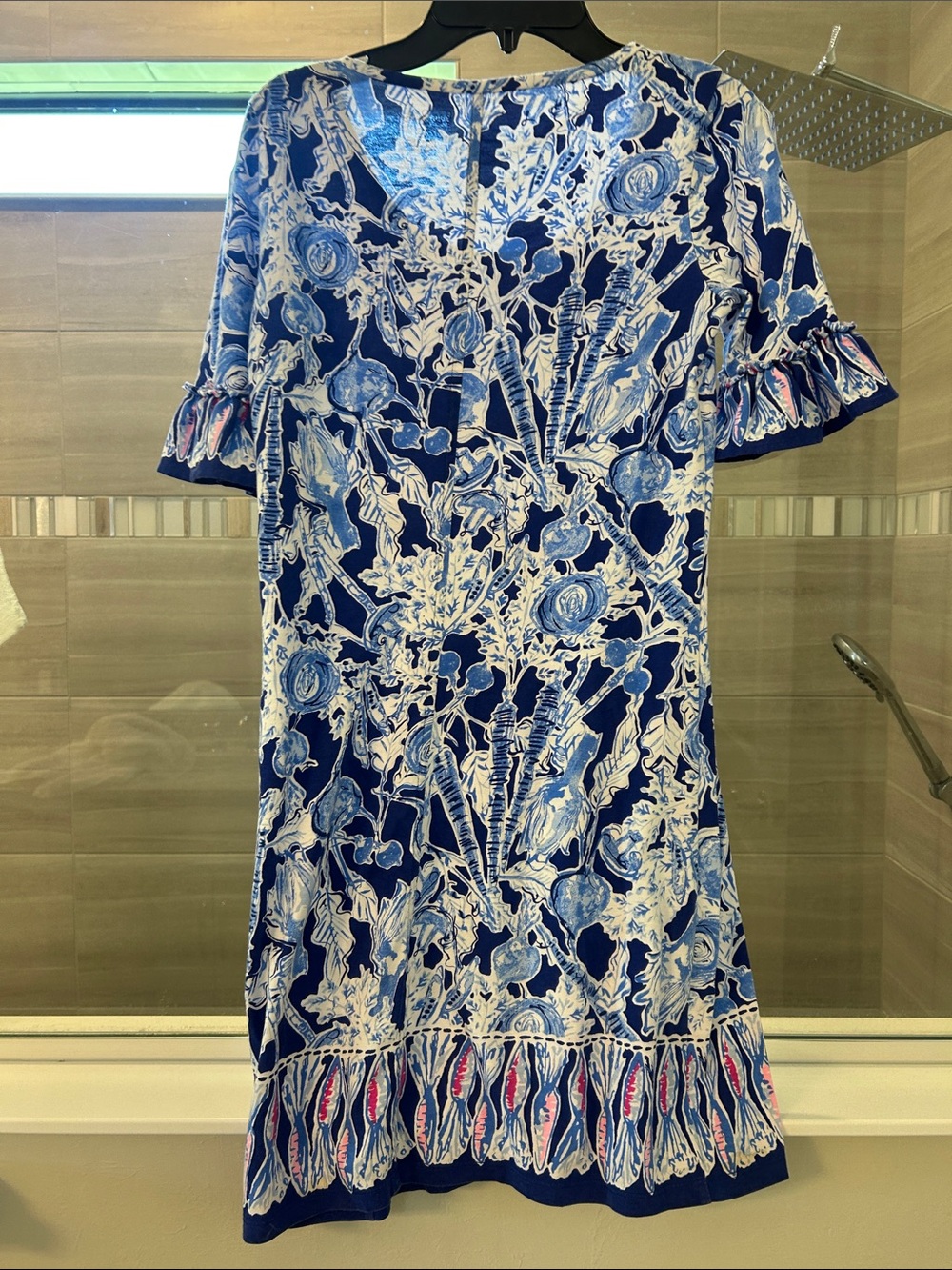Lilly Pulitzer Navy & White Floral Top - Picture 5 of 5